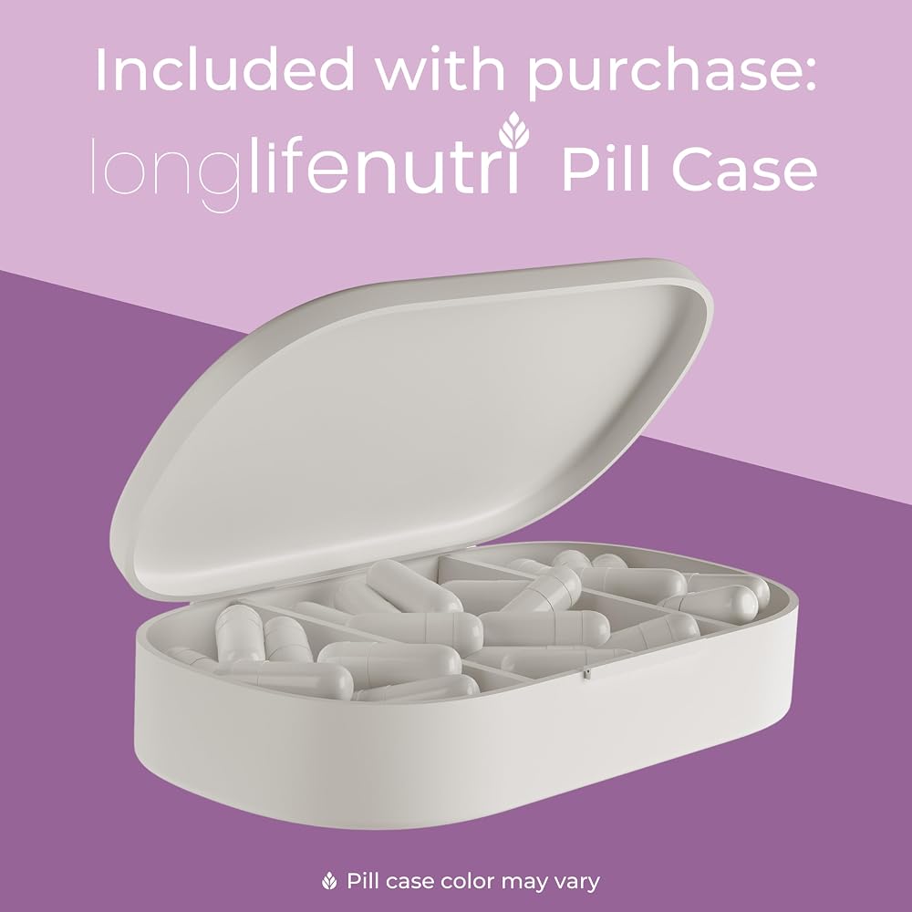 LongLifeNutri NeuroPEA Palmitoylethanolamide Luteolin - 180 Vegetarian Capsules - image 6