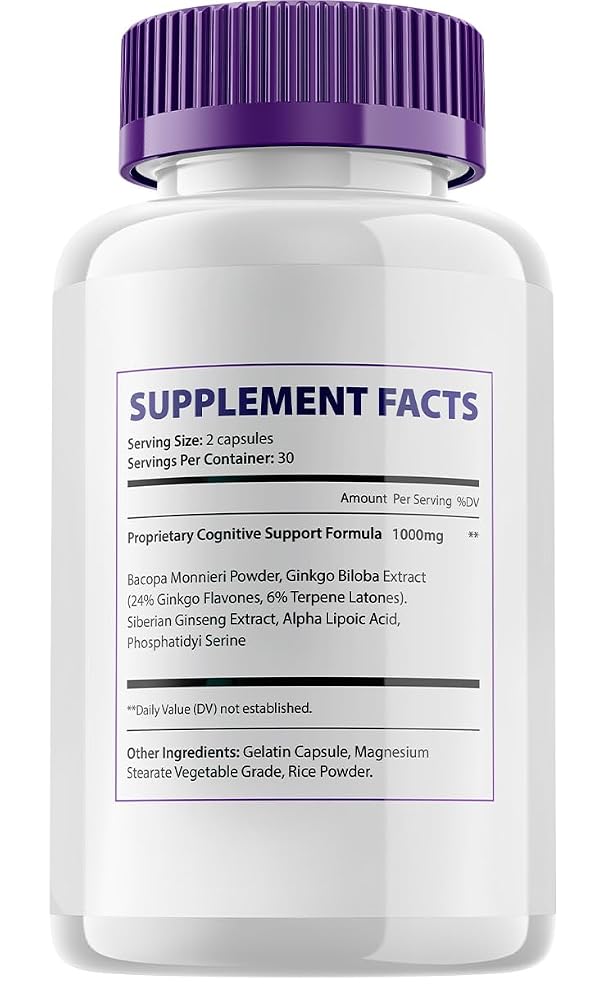 Indelo Neuro Boost Focus Supplement Cognitive Support - 120 Capsules - image 2