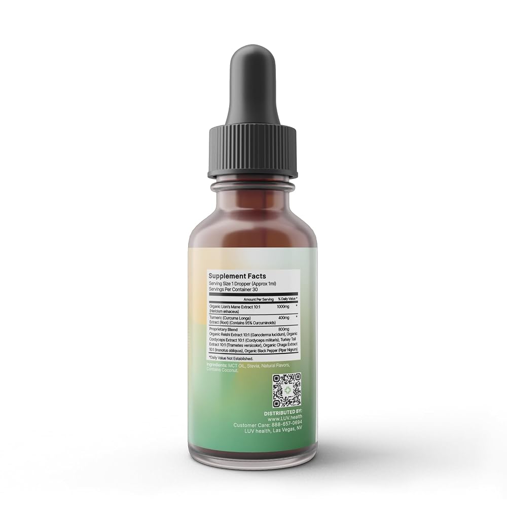 LUV health Neuro Drops Nerve & Joint Support - 30 Servings - image 2