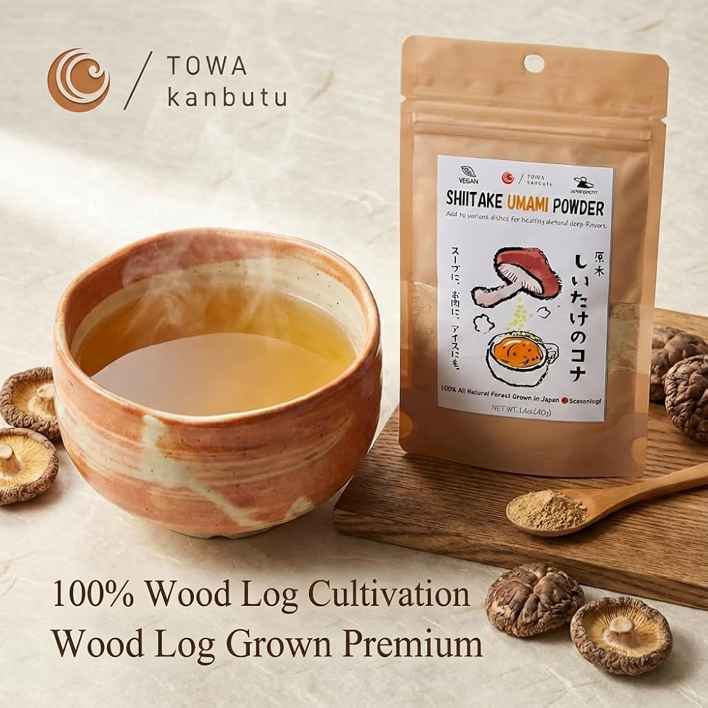 Towa Kanbutu Japanese Shiitake Mushroom Powder - 40g - image 3