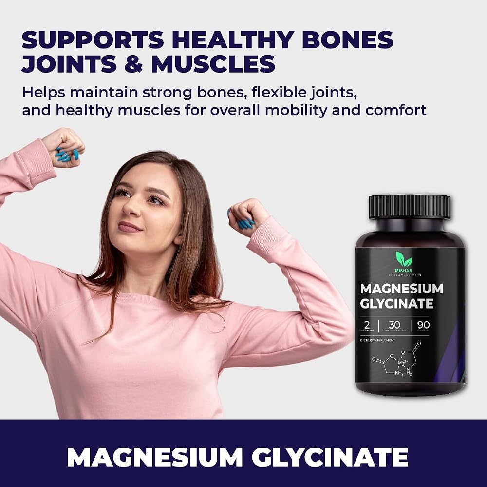 Mishas Magnesium Glycinate, Malate & Citrate - 90 Capsules - image 7