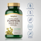 Piping Rock Pumpkin Seed Oil Softgel Capsules - 200 Count - image 3