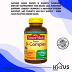 MEIN HAUS Nature Made Super B Energy Complex - 460 Tablets - image 2