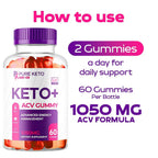 LIVORKA Pure Keto Essence ACV Gummies - 300 Count (5 Pack) - image 3