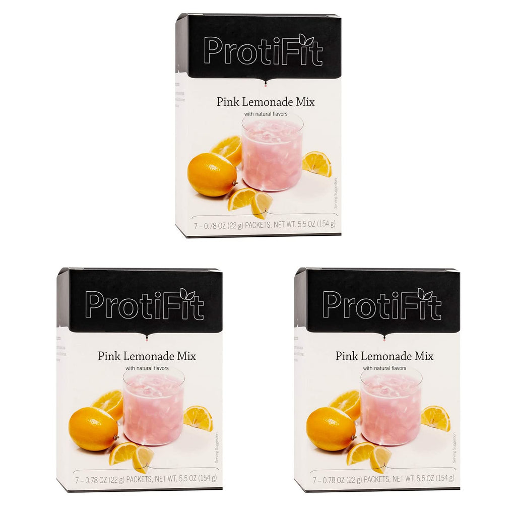 ProtiFit High Protein Pink Lemonade Powder - 3 Pack