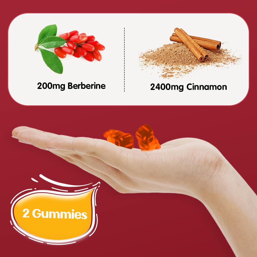 IIEltruiom Ceylon Cinnamon Gummies (2,400mg/Serving)