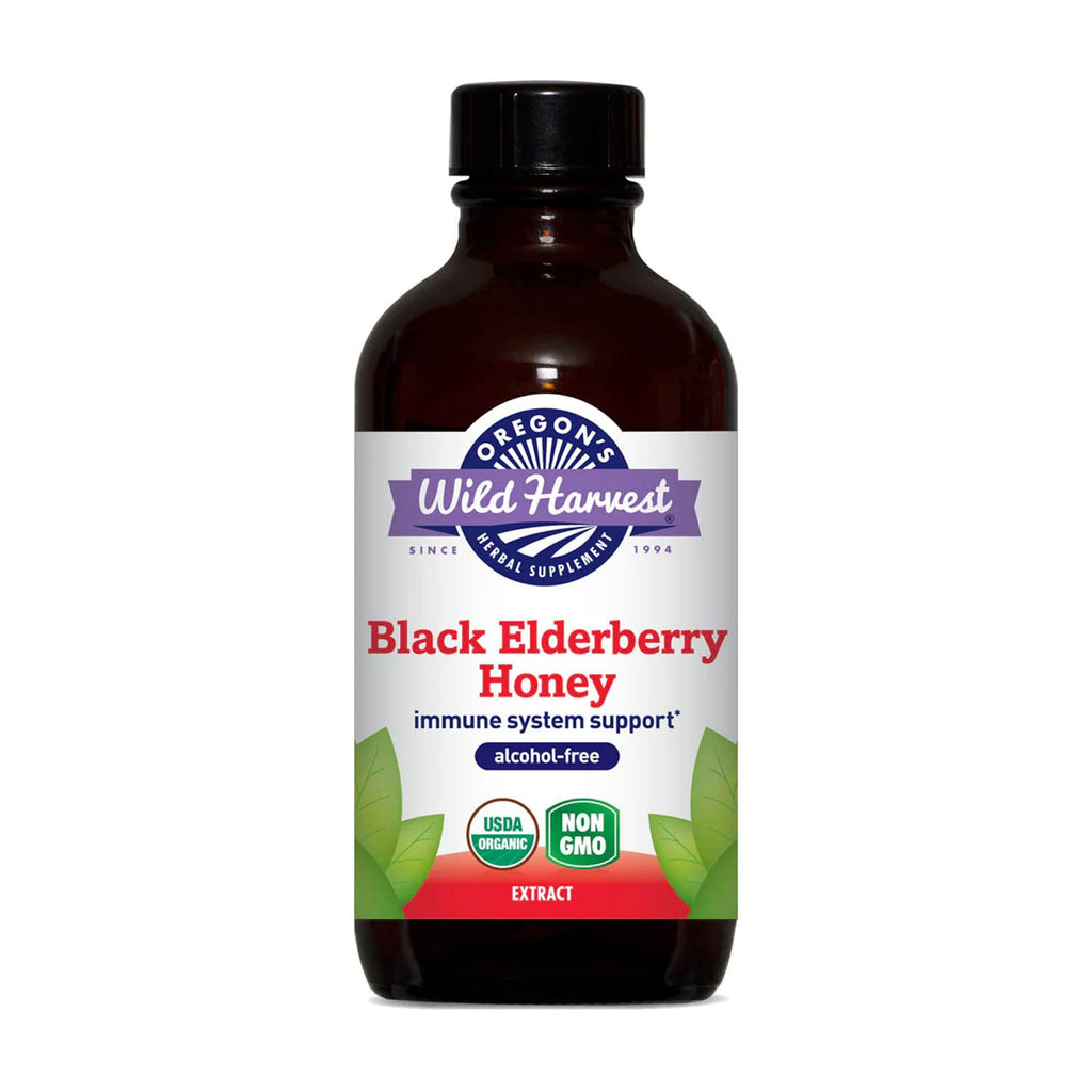 Oregon's Wild Harvest Black Elderberry Honey Organic - 4 oz