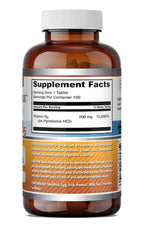 Amazing Nutrition Vitamin B6 Pyridoxine 200mg - 100 Tablets - image 6