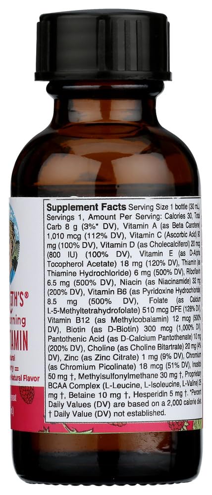 MARYRUTH'S Multivitamin Morning Liquid Raspberry - 1 Fl Oz - image 3