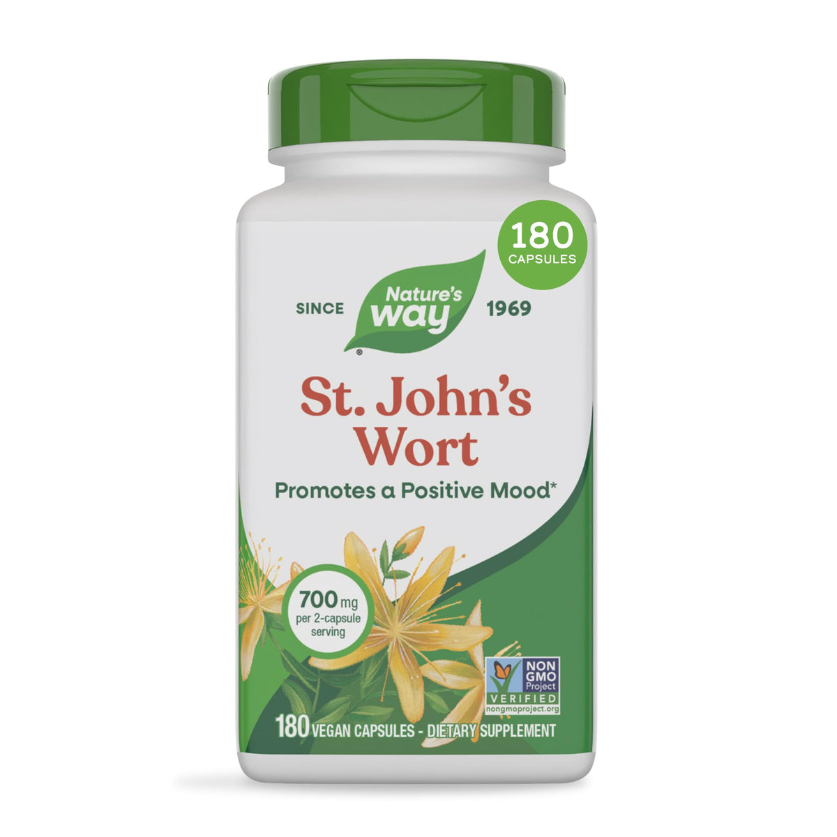 Nature's Way St. John's Wort 700 mg - 180 Capsules