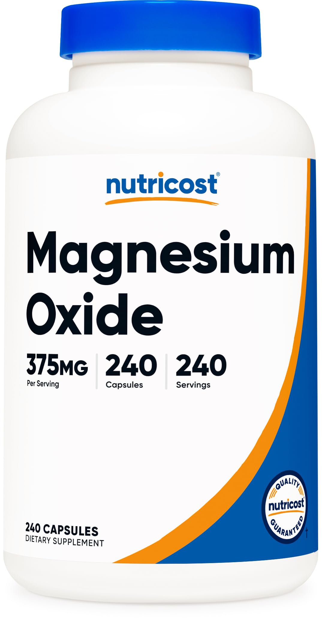 Nutricost Magnesium Oxide 210mg - 240 Capsules
