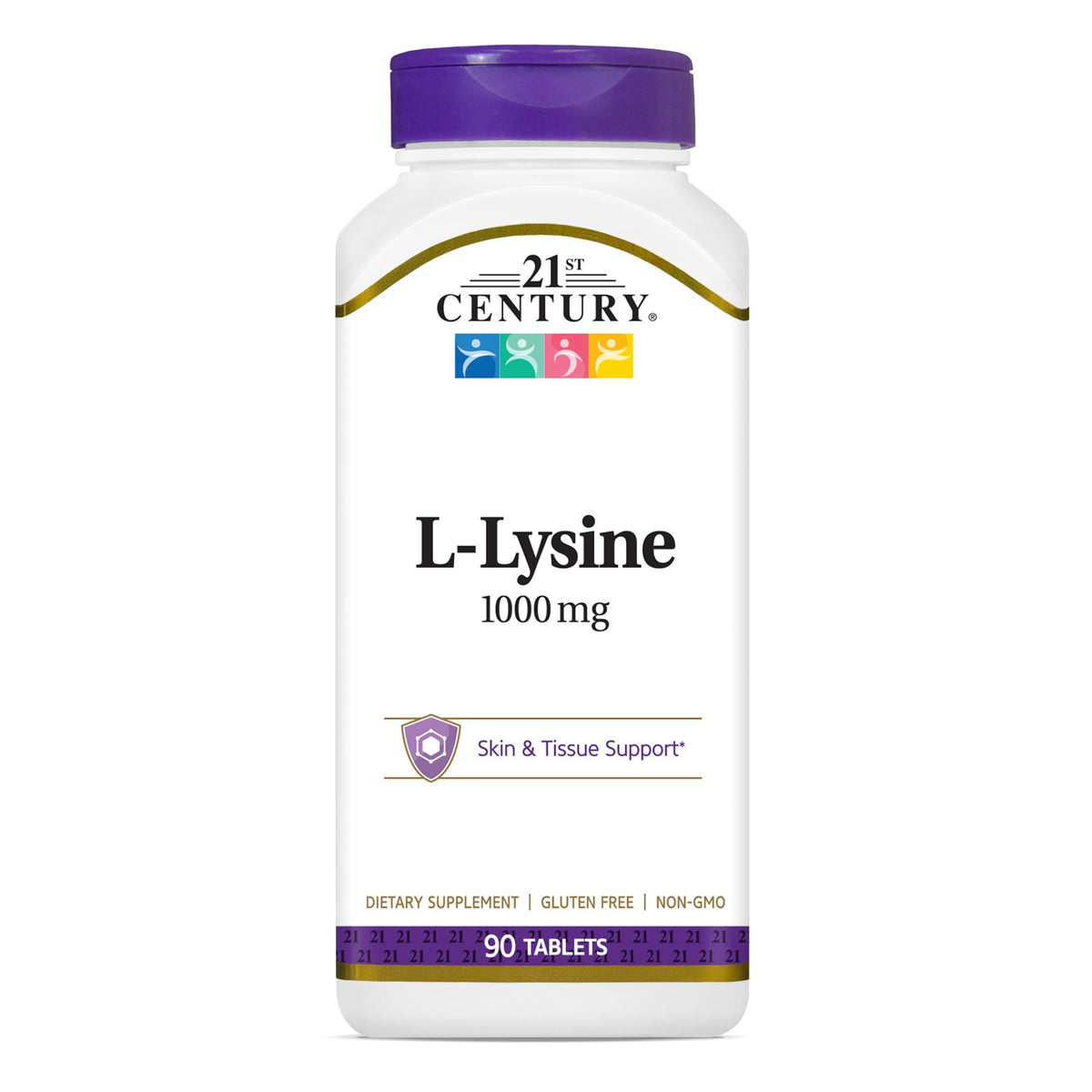 21st Century L-Lysine 1000mg Tablets - 90 Count
