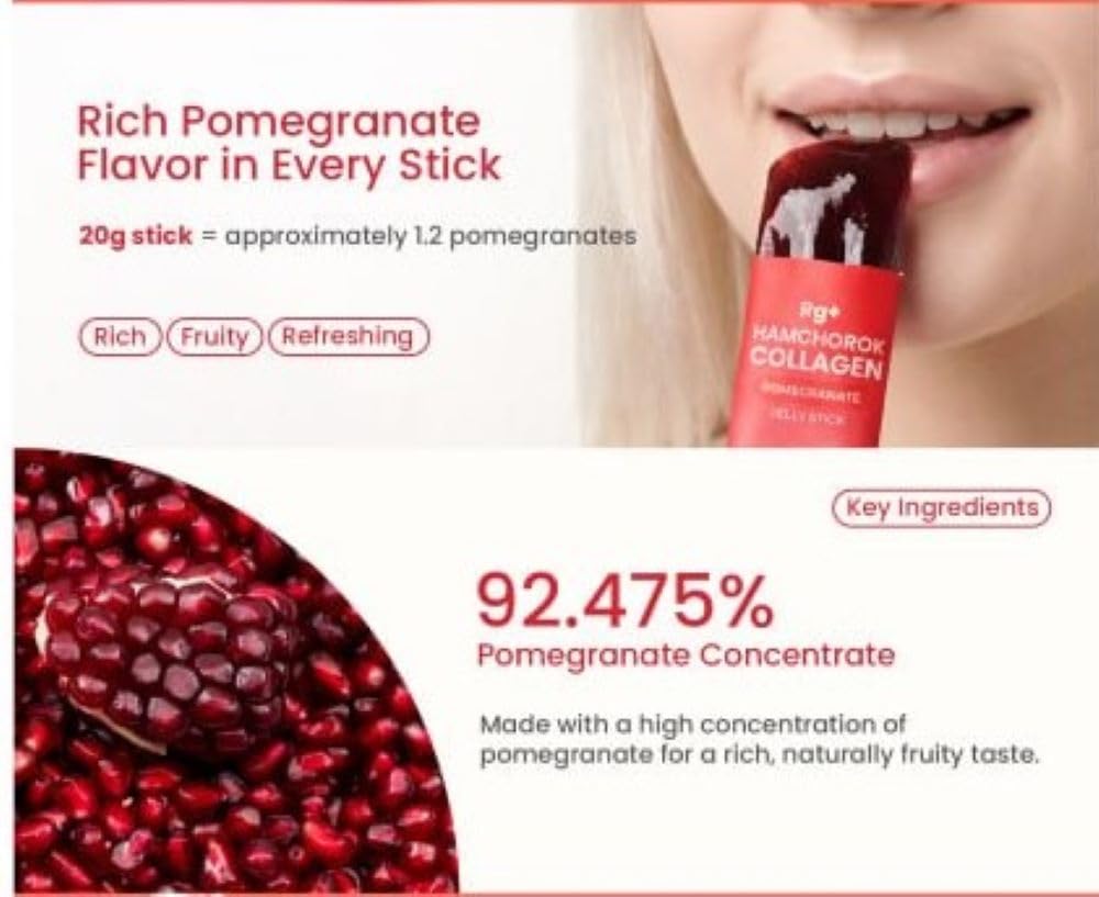 HAMCHOROK Collagen Jelly Pomegranate & Mango - image 5