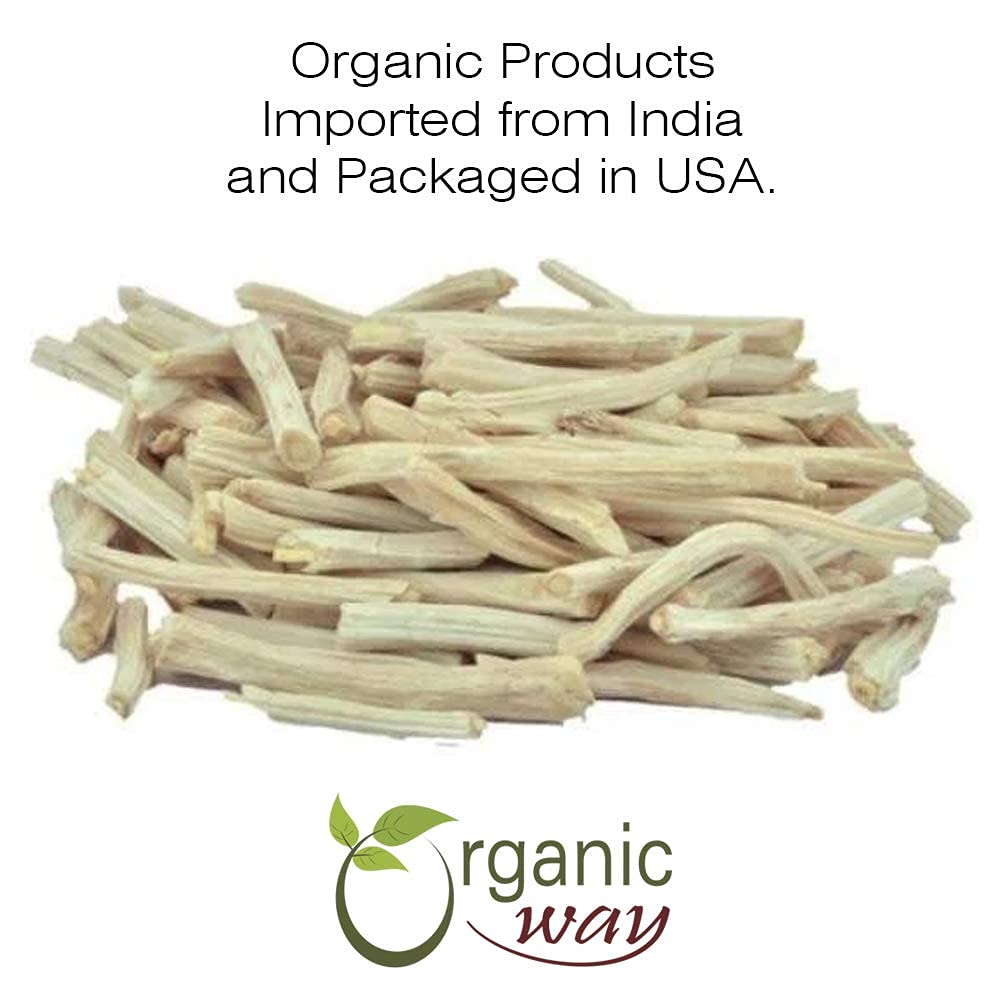 Organic Way Dried Shatavari Cut & Sifted - Origin - India
