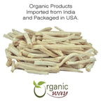 Organic Way Dried Shatavari Cut & Sifted - Origin - India