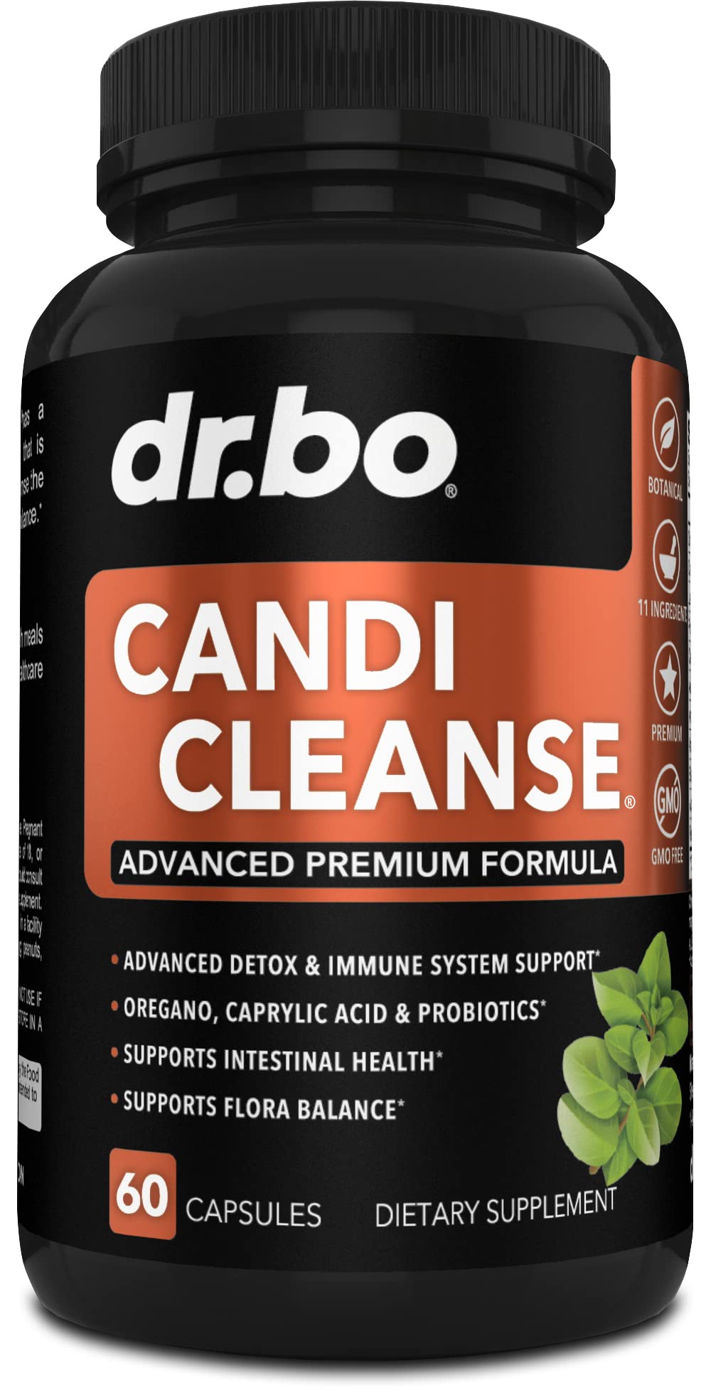 DR. BO Candi Cleanse Support Supplement Balance Control - 60 Capsules
