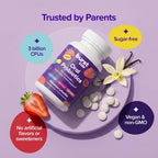 Burst Kids Probiotics Strawberry Vanilla - 45 Chewable Lozenges - image 7