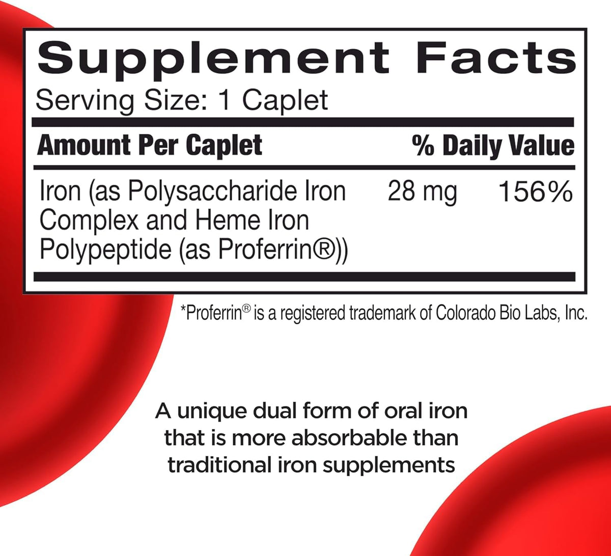 Feosol Complete with Bifera Iron - 90 Caplets (3 Pack) - image 2