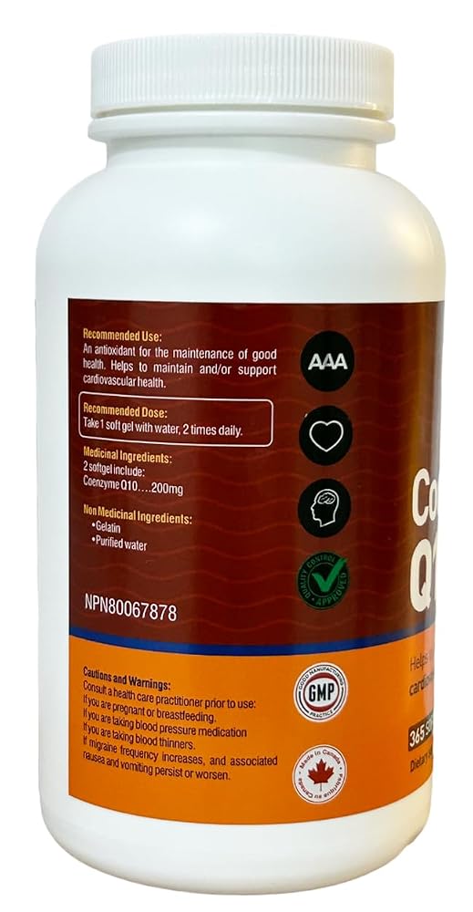Can Garden Coenzyme Q10 Antioxidant - 365 Softgels - image 3