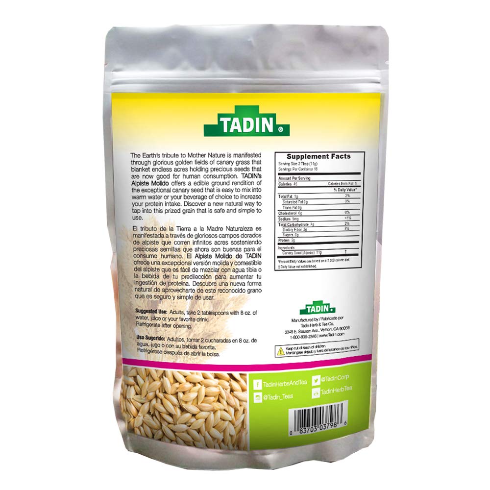 Tadin Ground Canary Seed Powder Dietary Supplement - 14 Ounces - image 3