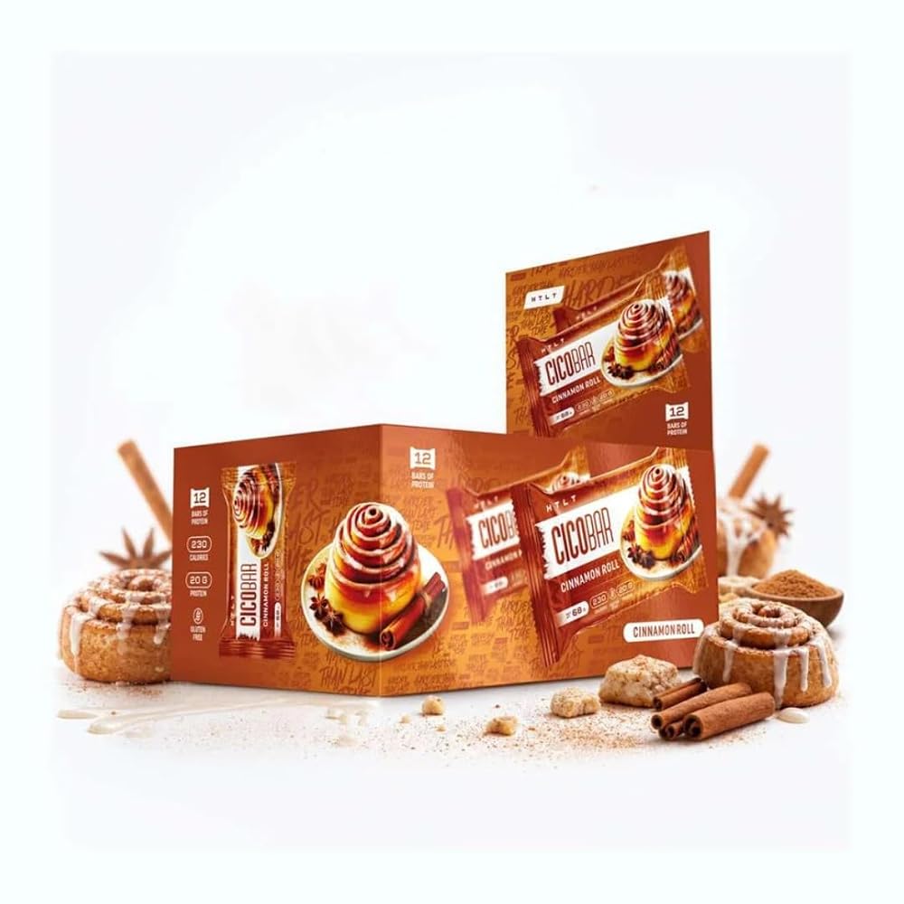 HTLT Supps CICO Protein Bar Cinnamon Roll - 12 Pack - image 6