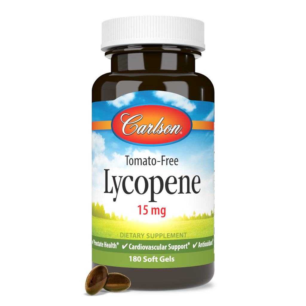 Carlson Lycopene 15 mg Prostate Health - 180 Softgels - image 5