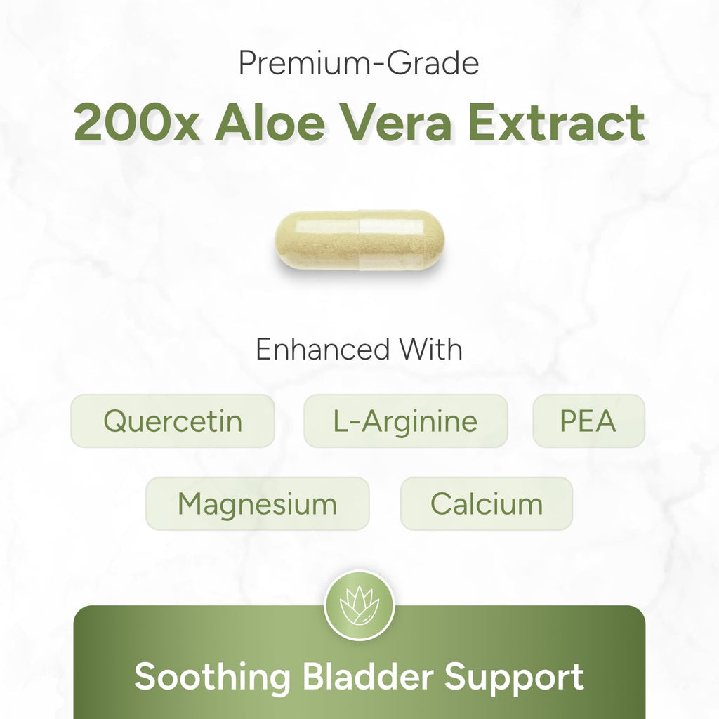 ALOEPATH Bladder Support Supplement with Aloe Vera - 90 Capsules - image 3