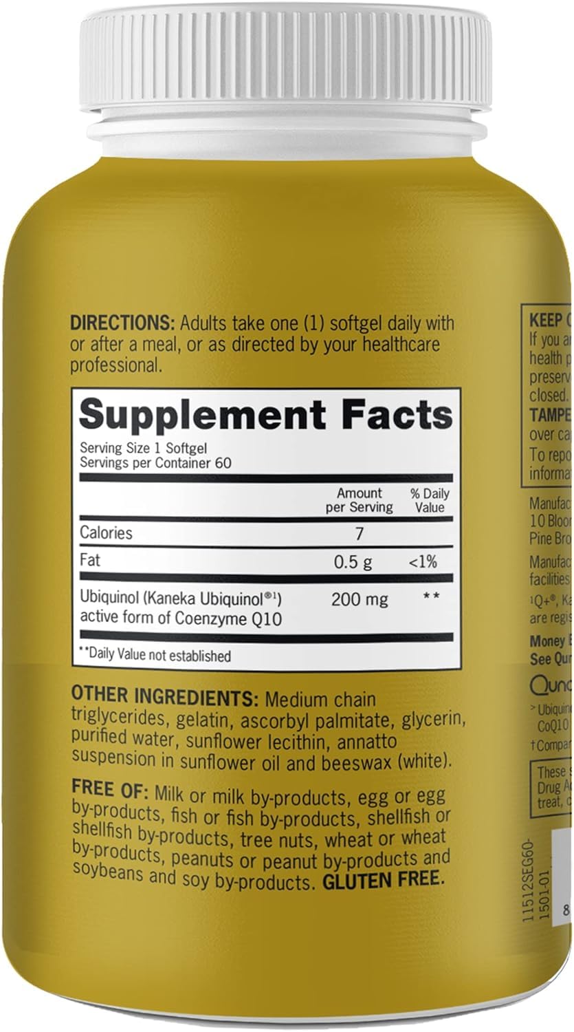 Qunol Ubiquinol Extra Strength, 200 mg