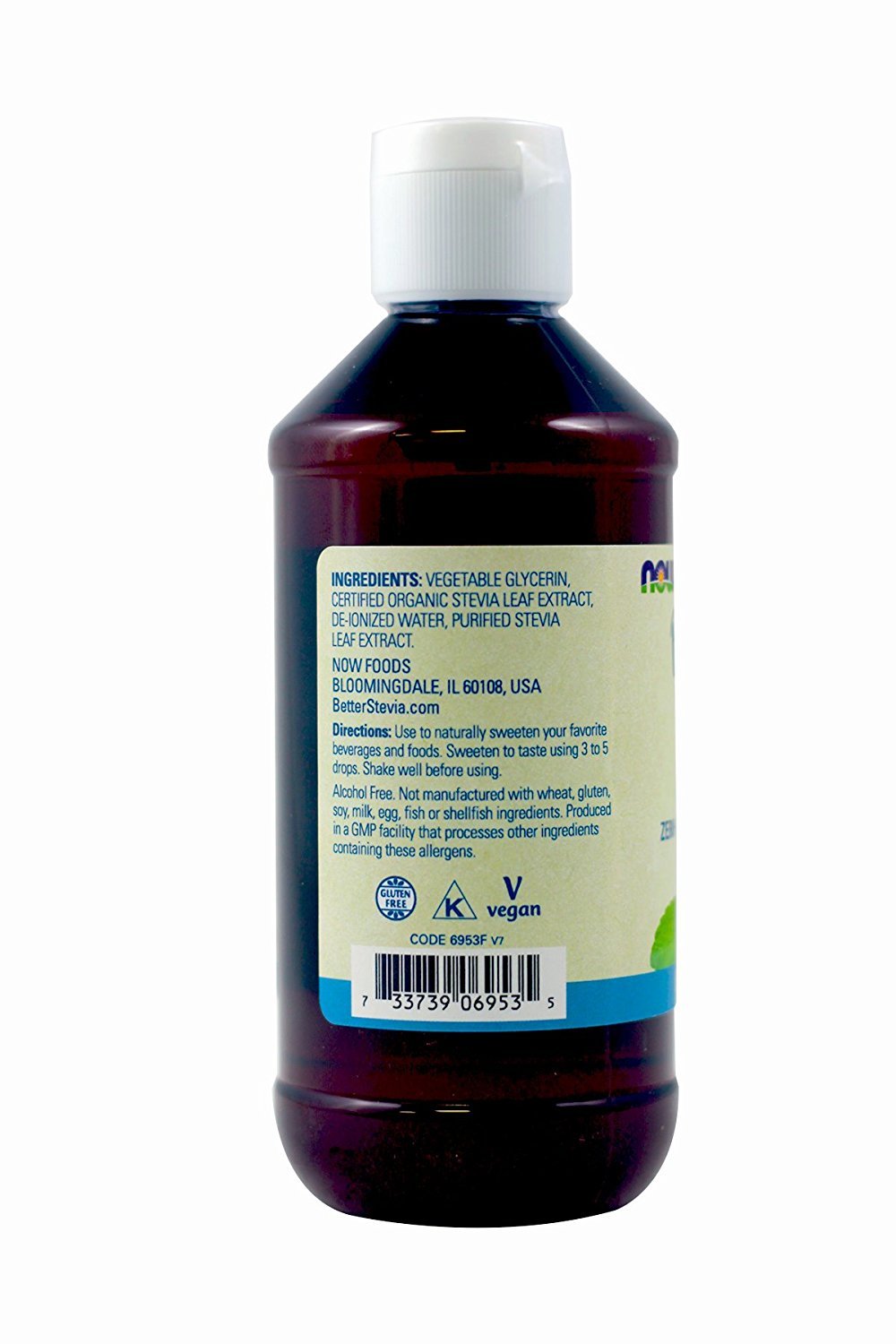 Now Foods Stevia Glycerite Liquid Sweetener - 16 Ounces - image 2