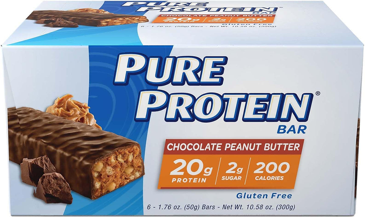 Pure Protein Bar Chocolate Peanut Butter - 6 Bars - image 2