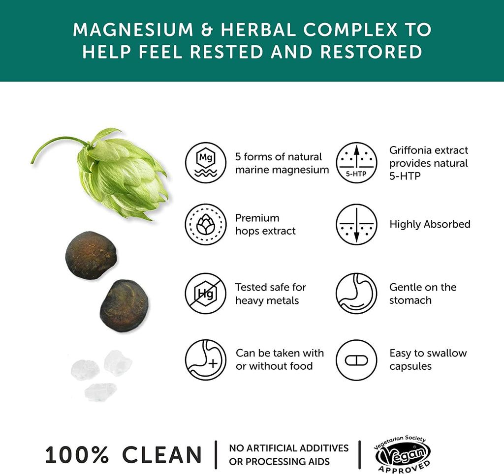Together Oceanpure Night Time Magnesium Complex - 60 Capsules - image 3