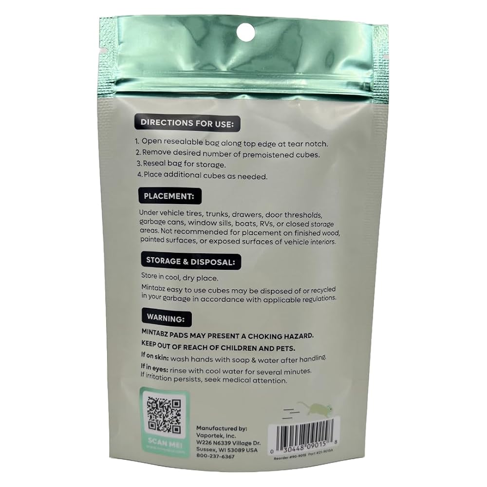 Mintek Mintabz Natural Pest Control Cubes - 24 Count - image 3