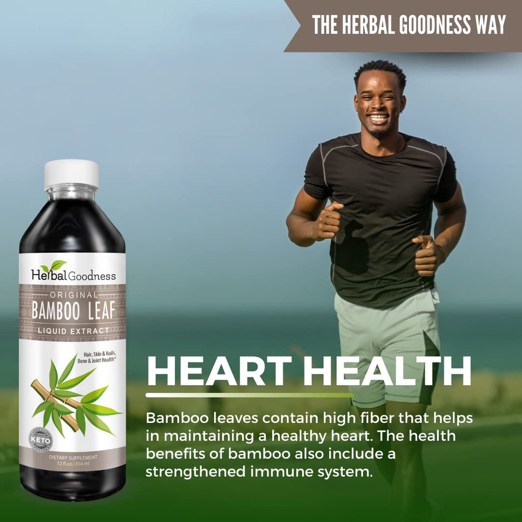 Herbal Goodness Bamboo Leaf Extract Organic Silica Supplement - 12 fl oz - image 5