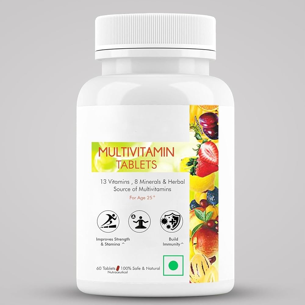 Generic Multivitamin with Biotin, Vitamin C & 21 Nutrients - 60 Tablets - image 2