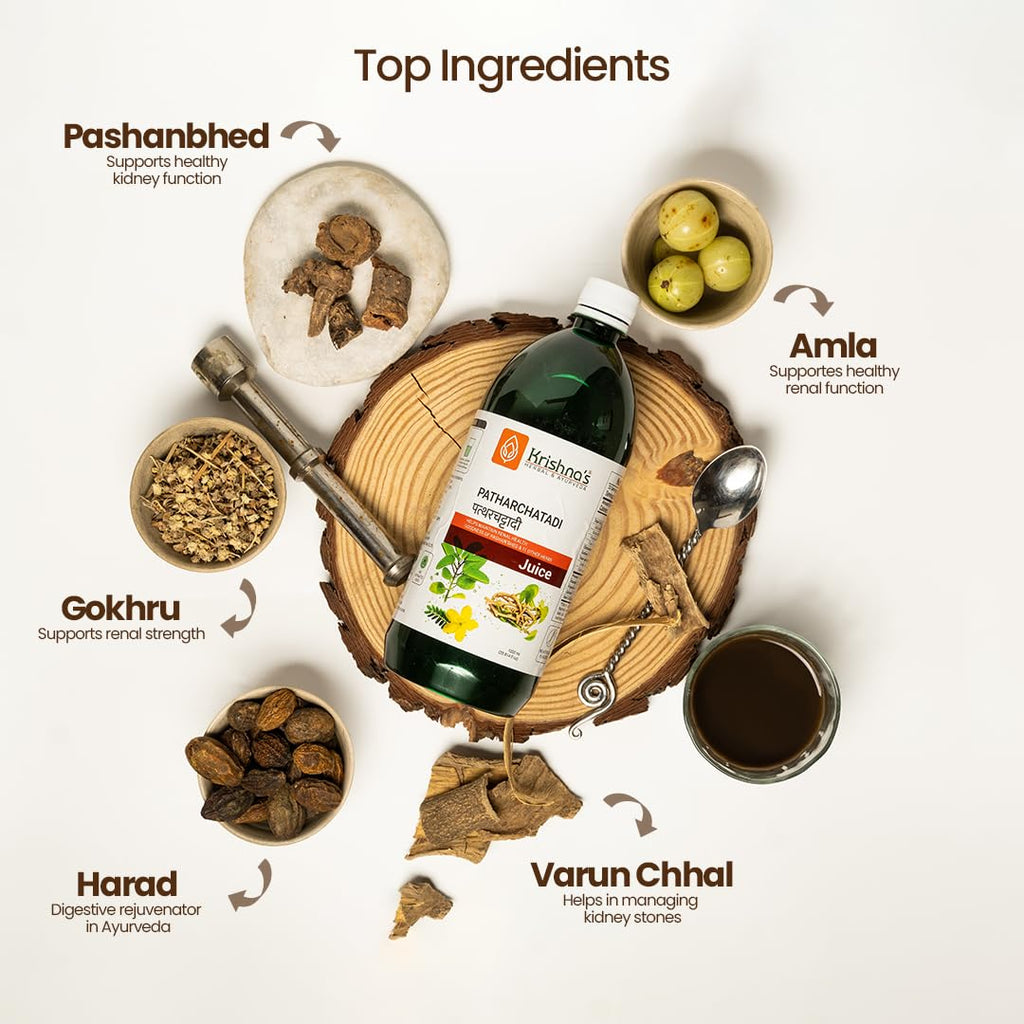 Krishna's Herbal & Ayurveda Patharchatadi Swaras Herbal Juice - 500 ml - image 4