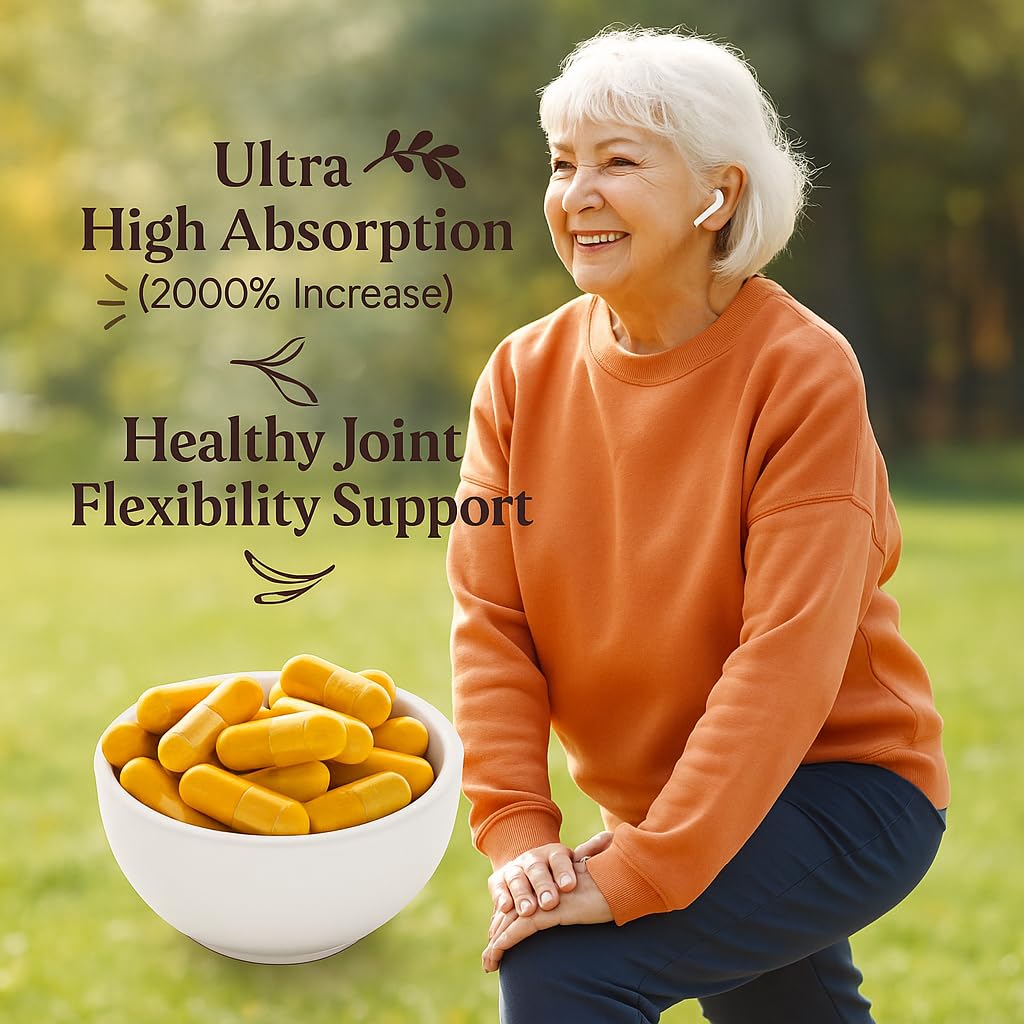 Me First Living Turmeric Curcumin 1000 mg with BioPerine - 60 Capsules - image 8