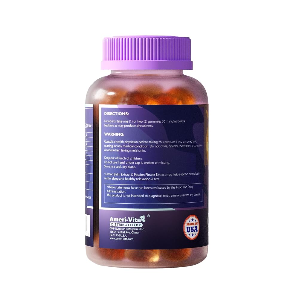 Ameri-Vita Sleep Gummies with Melatonin 3mg - 60 Count - image 8