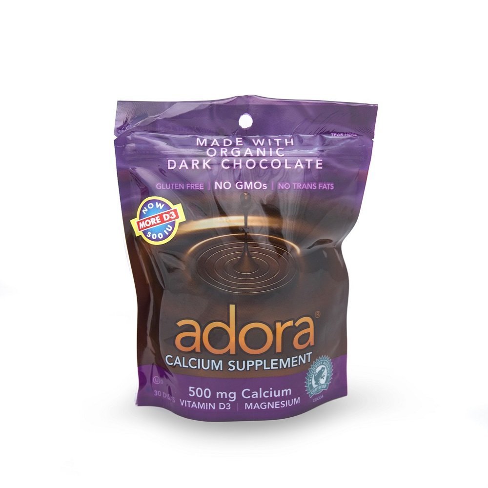 Quilom Adora Calcium Supplement Dark Chocolate - 90 Count