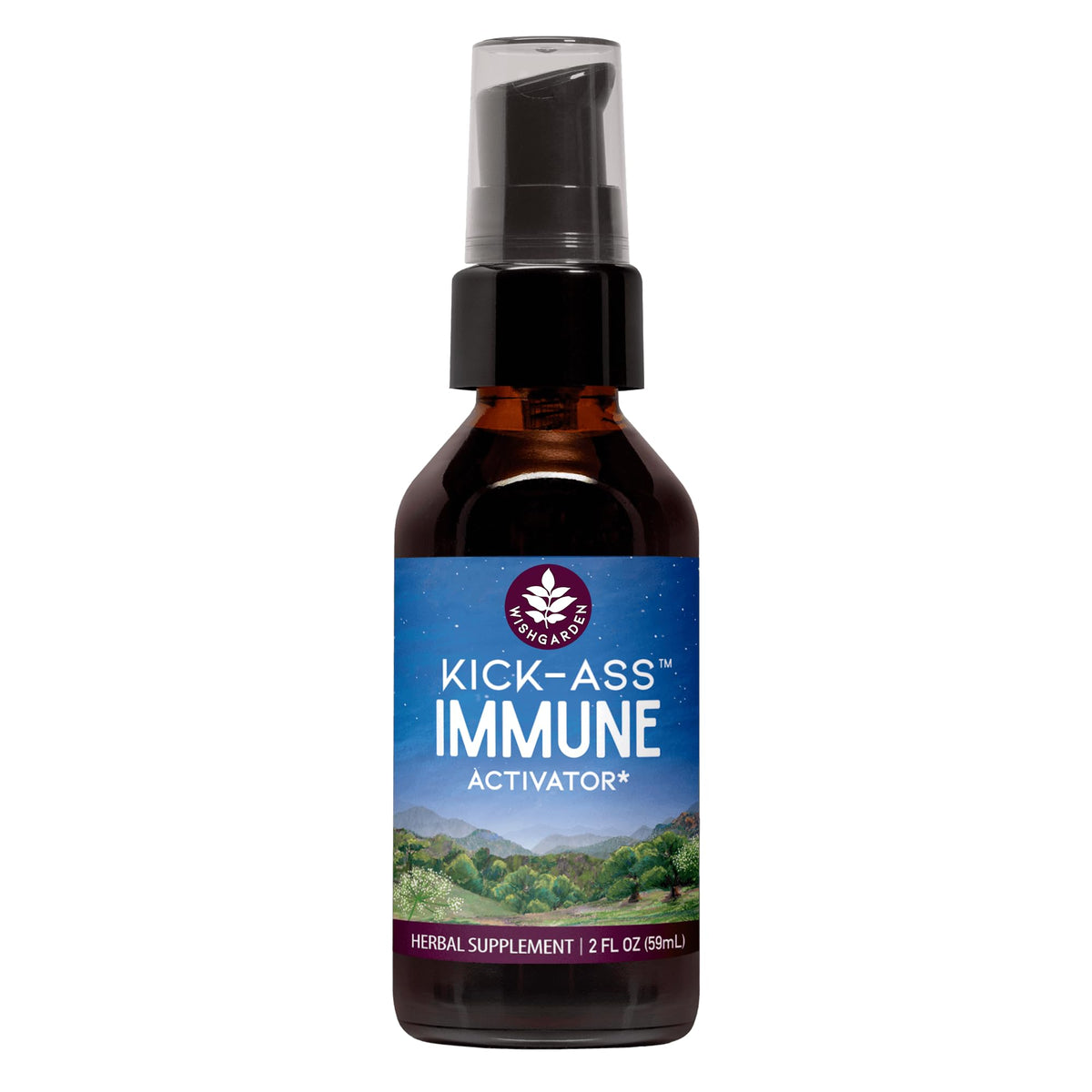 WishGarden Kick-Ass Immune Activator Herbal Tincture - 2 Fl Oz - image 9