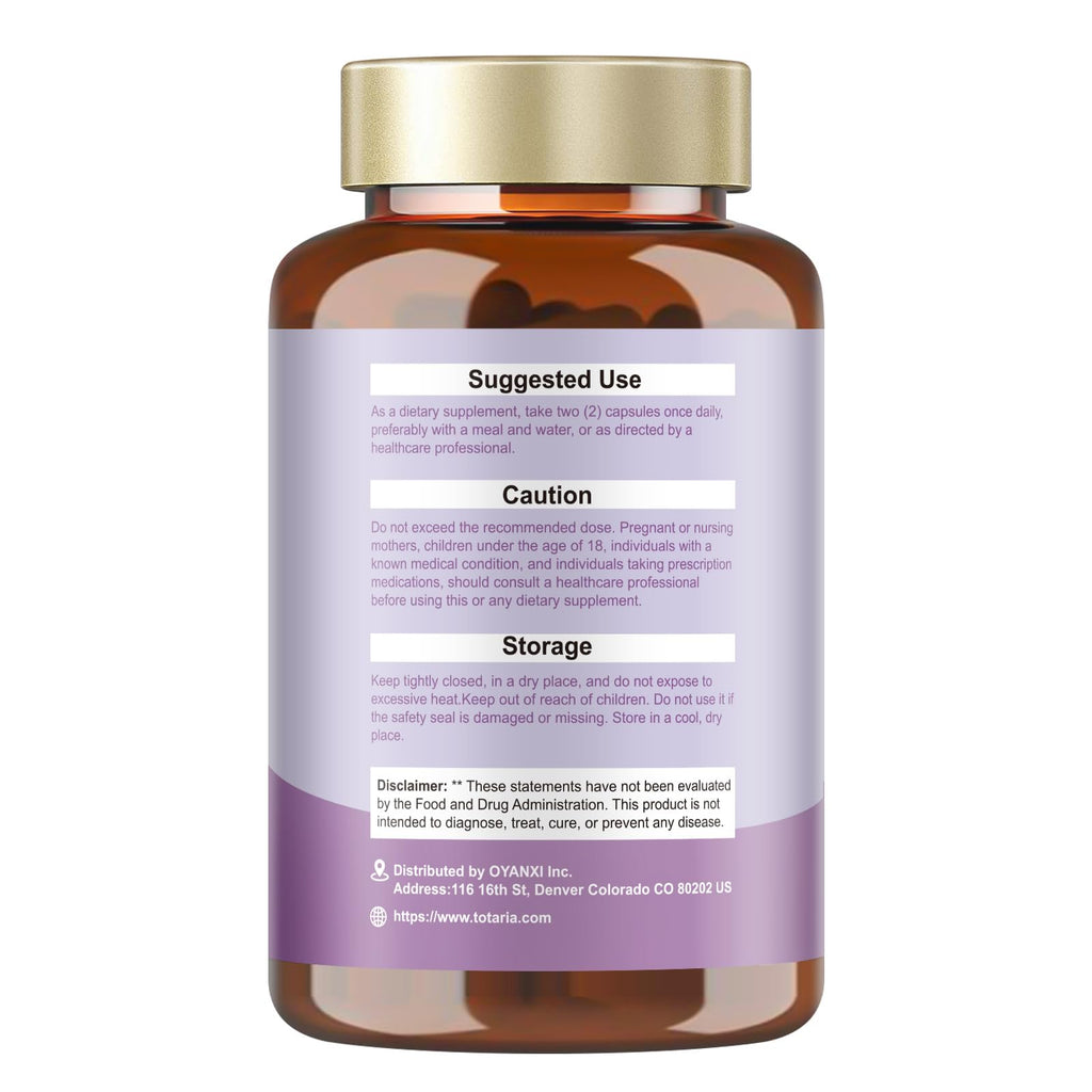 Totaria 10-in-1 Magnesium Complex with Probiotics - 100 Capsules - image 9