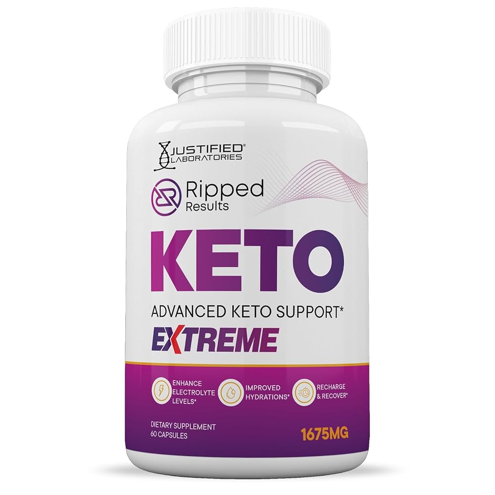 Justified Laboratories Ripped Results Keto ACV Extreme Pills 1675MG - image 4