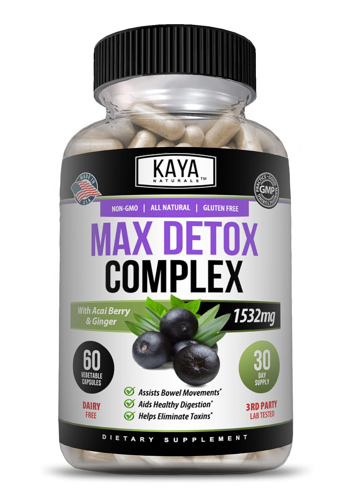 Kaya Naturals - Max Detox - 100% Natural