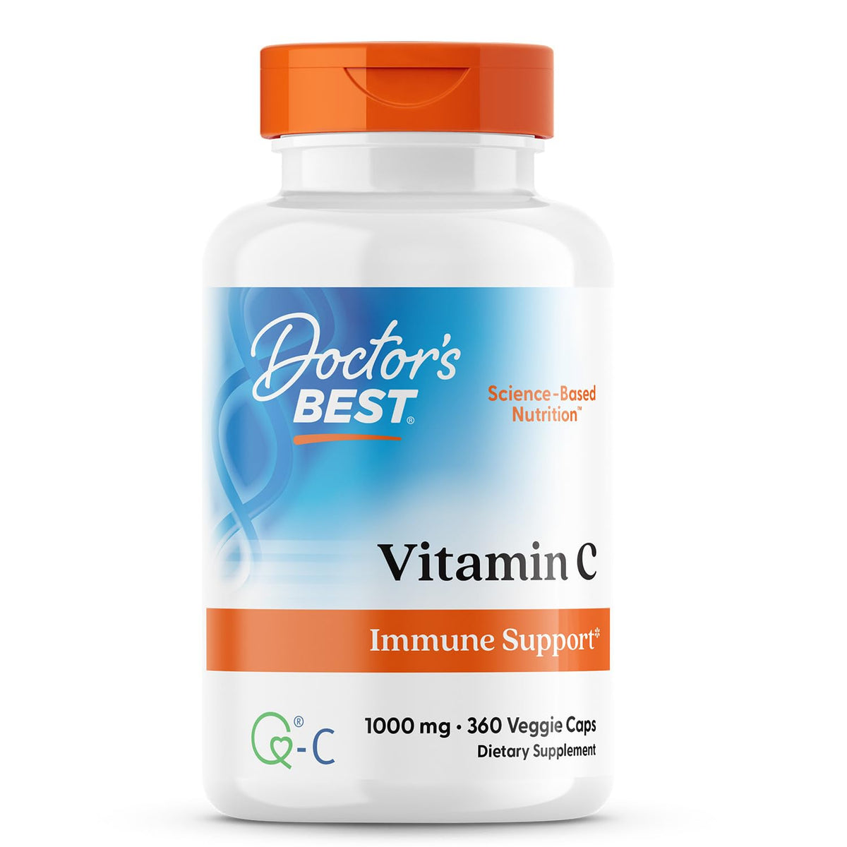 Doctor's Best Vitamin C 1000mg Immune Support - 360 Vegetarian Capsules