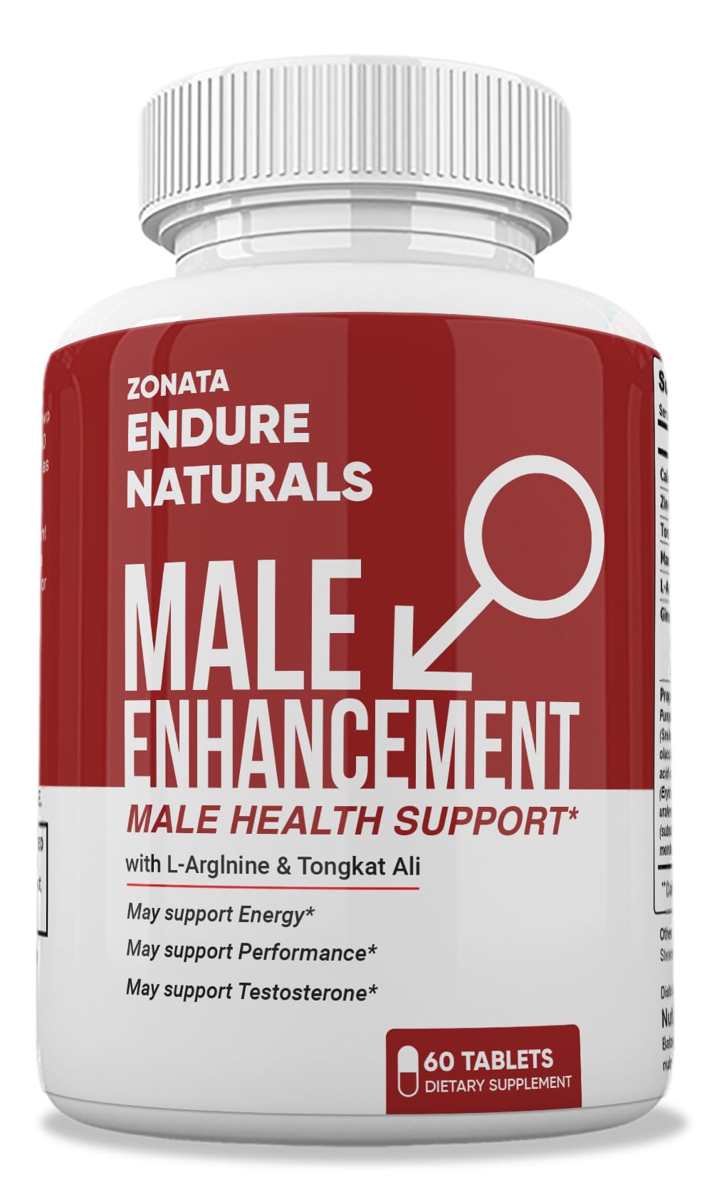 Zonata Endure Naturals Strength Support Male Enhancement - 60 Tablets