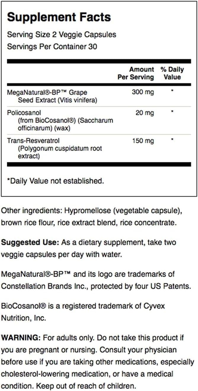 Swanson Pure Heart Cardiovascular Support - 60 Vegetarian Capsules - image 2