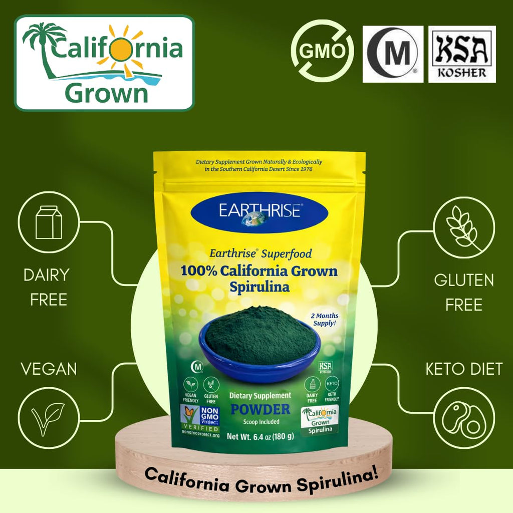 Earthrise Spirulina Natural Powder - 32 oz - image 7