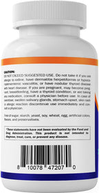Vitamatic Potassium Iodide 65 mg per Serving - 60 Tablets - Thyroid