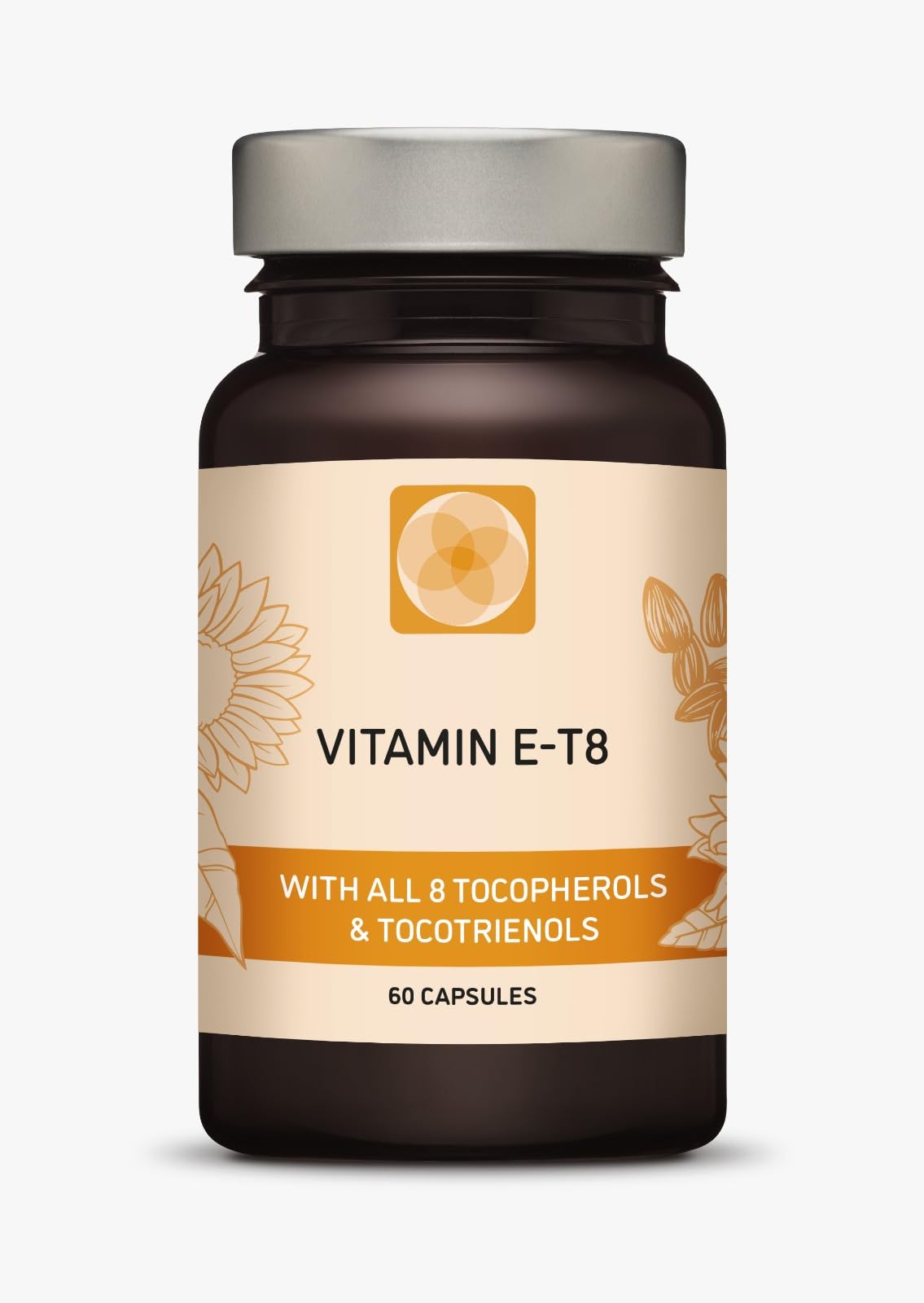 Procapsin Natural Vitamin E Capsules All 8 Forms - 60 Softgels