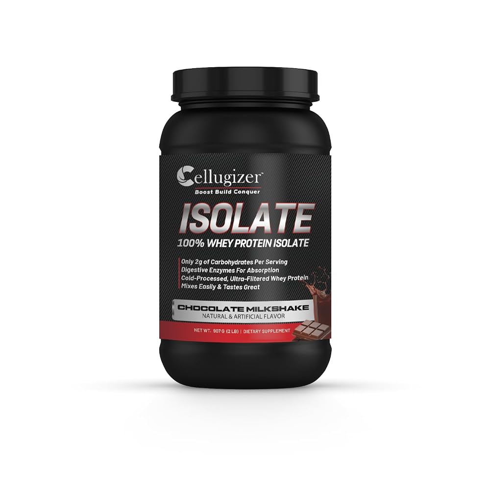 Cellugizer 100% Whey Isolate Protein Powder - 2 lb