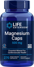 Life Extension Magnesium Caps 500mg - 270 Vegetarian Capsules